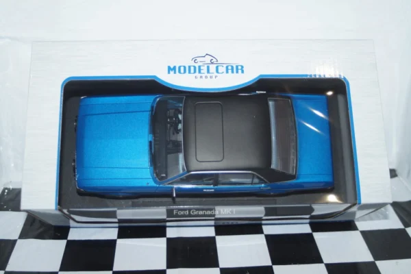 Model car group ford granada mk1 blue / black 1975 rhd uk exclusive mcg18468