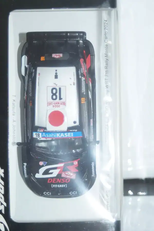 Spark toyota yaris gr rally monte carlo 2024 t.katsuka #18 1:43 resin s6853