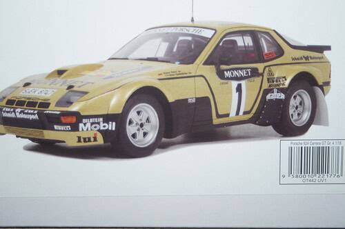 Otto porsche 924 carrera gt gr4 #1 winner adac hessen rally 1981 1:18 ot442