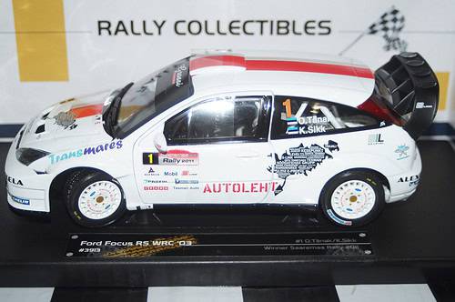 Sunstar ford focus rs wrc 03 tanak #1 winner saaremaa ref 3913 1:18