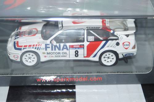 Ford sierra rs cosworth winner manx international rally 1989 1:43 spark resin s8711