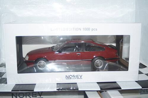Norev opel monza 2.5 e beryll green 1983 1:18 scale 183643 ltd