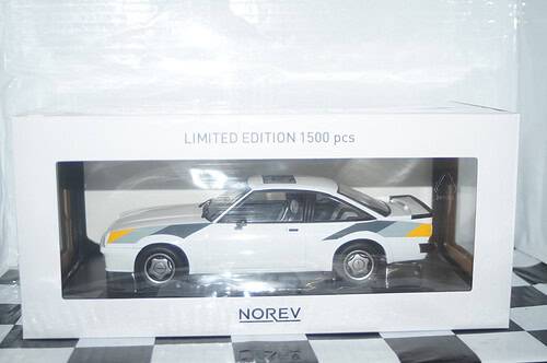 Norev opel manta b irmscher white (fred) 1991 1:18 scale 183306 ltd