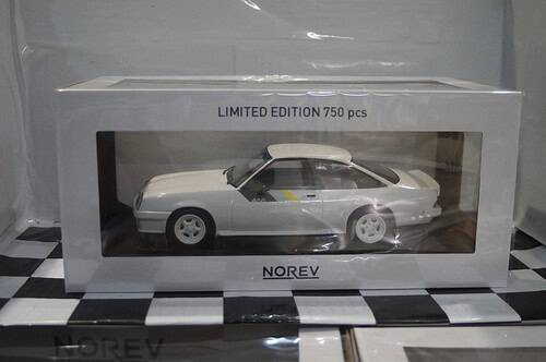 Norev opel manta white 1984 guy frequelin 1:18 scale 183305 ltd