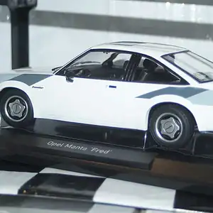 Norev opel manta b irmscher white (fred) 1991 1:18 scale 183306 ltd