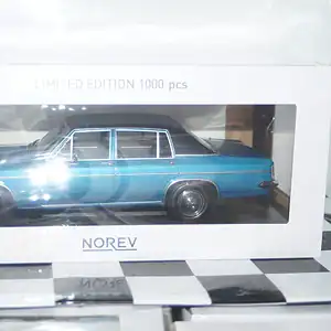 Norev vauxhall opel diplomat v8 1969 blue 1:18 scale 183686