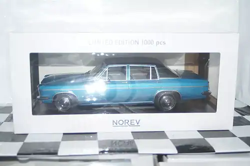 Norev vauxhall opel diplomat v8 1969 blue 1:18 scale 183686