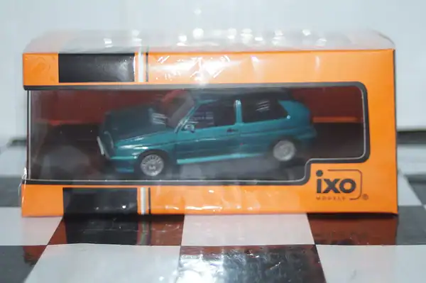 Ixo vw golf rallye g60 1990 turquoise  green 1/43 clc533n.22
