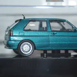 Ixo vw golf rallye g60 1990 turquoise  green 1/43 clc533n.22