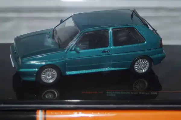 Ixo vw golf rallye g60 1990 turquoise  green 1/43 clc533n.22