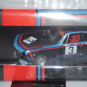 Ixo bmw 3.5 csl gr.5 #3 6th silverstone 1976 1:43 diecast gtm166lq.22
