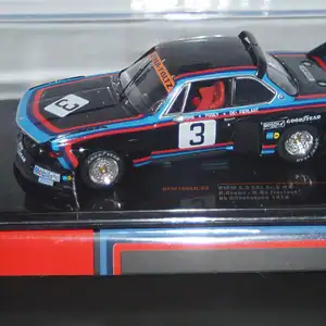 Ixo bmw 3.5 csl gr.5 #3 6th silverstone 1976 1:43 diecast gtm166lq.22