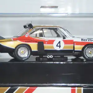 Ixo bmw 3.5 csl gr.5 #4 6th silverstone 1976 1:43 diecast gtm167lq.22