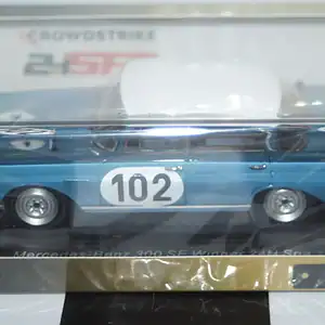 Spark mercedes benz 300 se winner 24h spa #102 1964 1:43 43spa1964