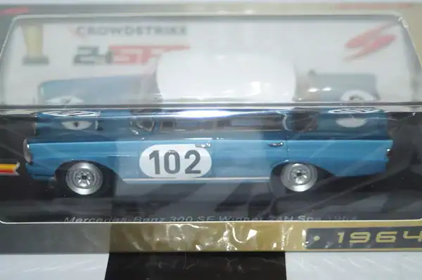 Spark mercedes benz 300 se winner 24h spa #102 1964 1:43 43spa1964