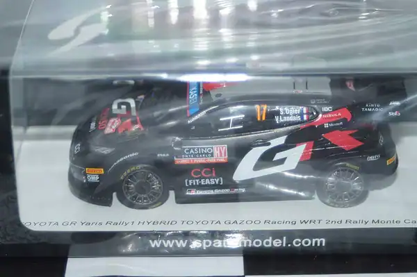 Spark toyota yaris gr rally monte carlo 2024 s.ogier #17 1:43 resin s6852