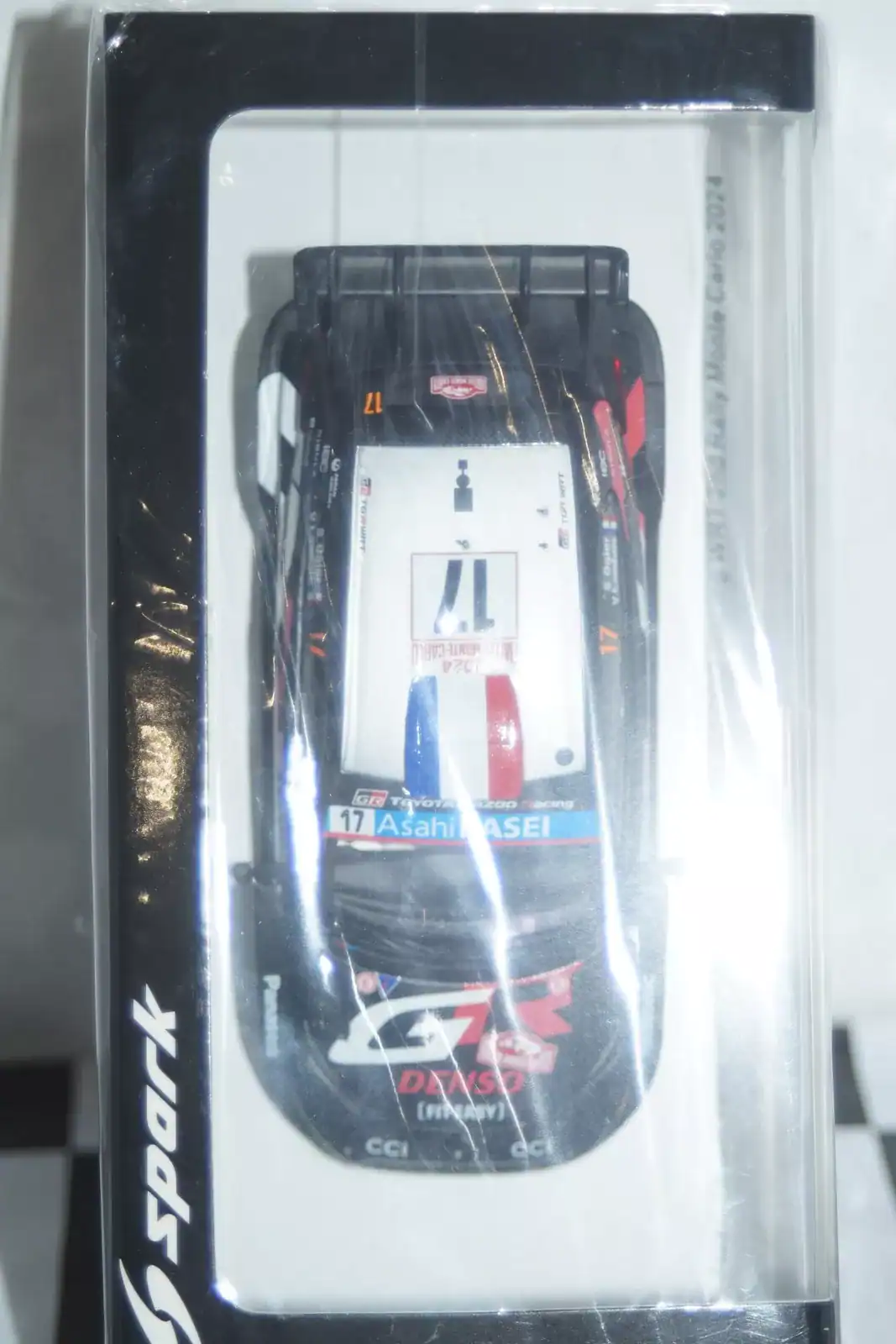 Spark toyota yaris gr rally monte carlo 2024 s.ogier #17 1:43 resin s6852