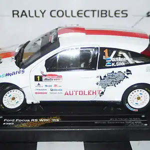 Sunstar ford focus rs wrc 03 tanak #1 winner saaremaa ref 3913 1:18