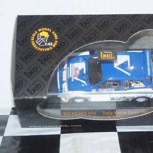 Ixo mg metro 6r4 rally monte carlo 1986 #5 t.pond 1:43 rac033