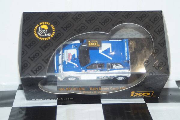 Ixo mg metro 6r4 rally monte carlo 1986 #5 t.pond 1:43 rac033