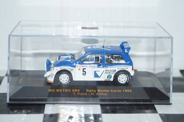 Ixo mg metro 6r4 rally monte carlo 1986 #5 t.pond 1:43 rac033