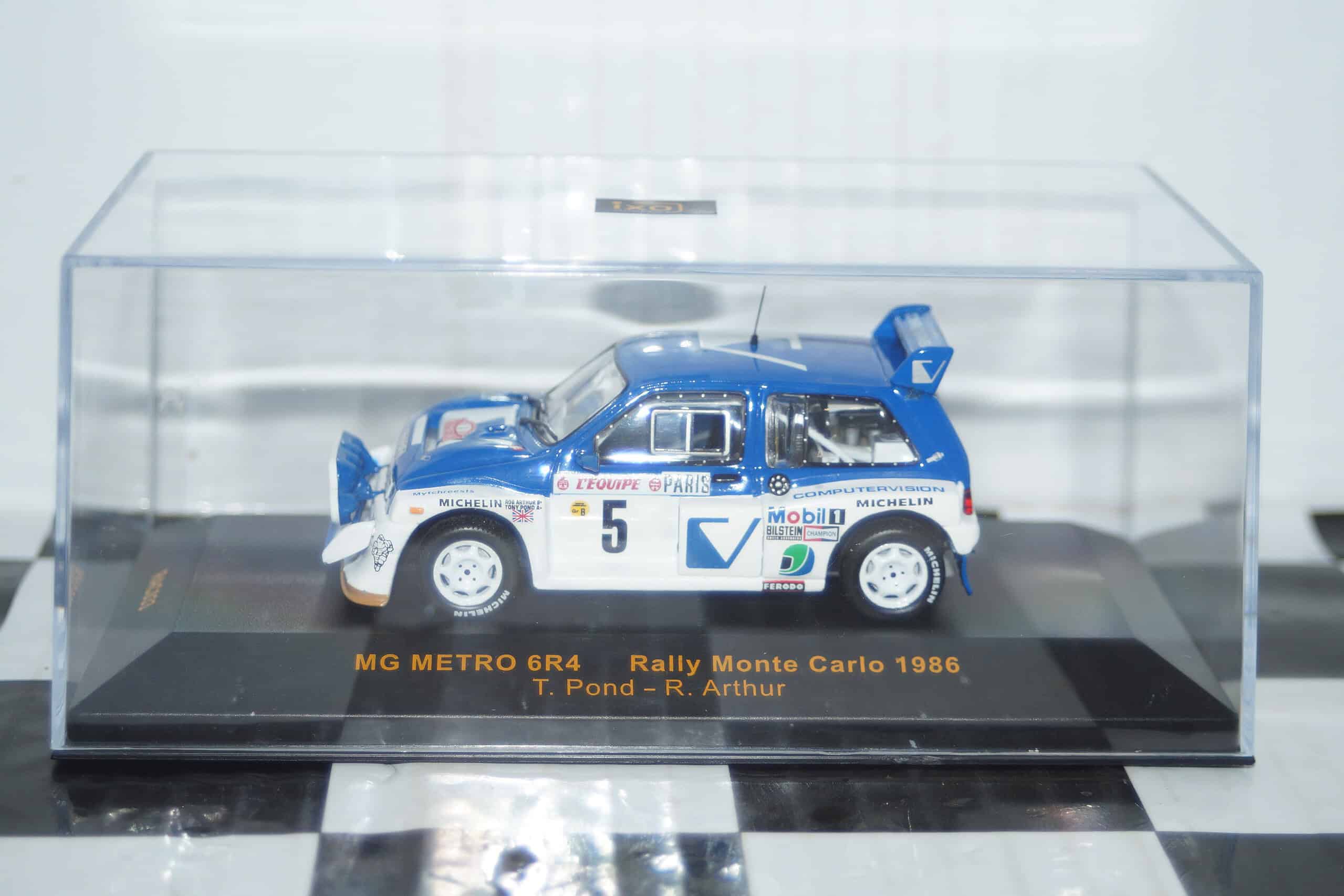 Ixo mg metro 6r4 rally monte carlo 1986 #5 t.pond 1:43 rac033