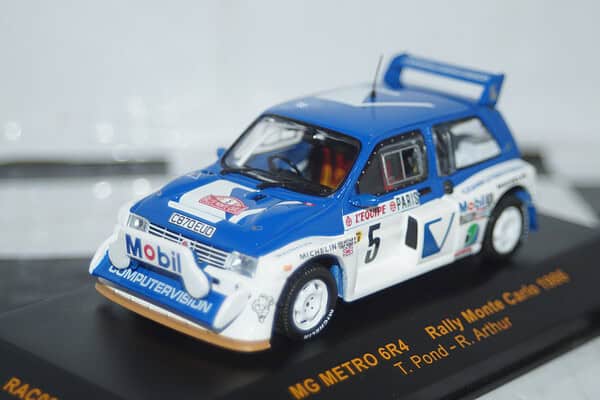 Ixo mg metro 6r4 rally monte carlo 1986 #5 t.pond 1:43 rac033