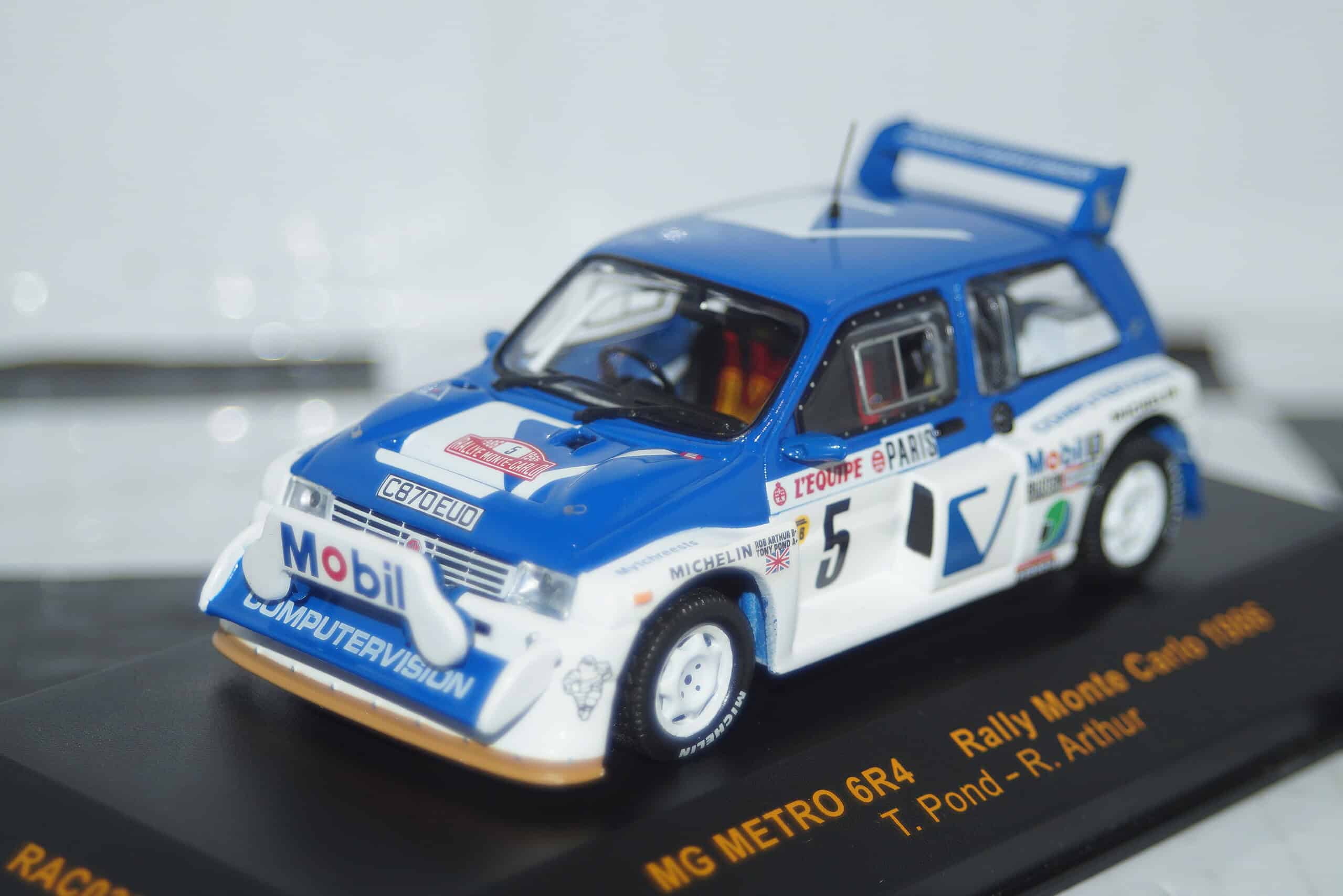 Ixo mg metro 6r4 rally monte carlo 1986 #5 t.pond 1:43 rac033
