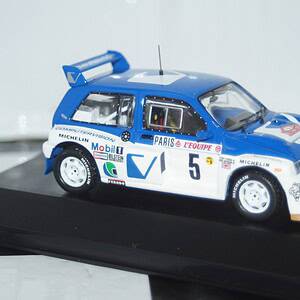 Ixo mg metro 6r4 rally monte carlo 1986 #5 t.pond 1:43 rac033