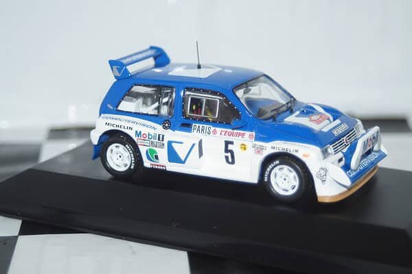 Ixo mg metro 6r4 rally monte carlo 1986 #5 t.pond 1:43 rac033