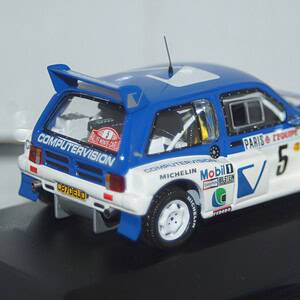 Ixo mg metro 6r4 rally monte carlo 1986 #5 t.pond 1:43 rac033