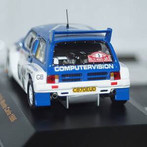 Ixo mg metro 6r4 rally monte carlo 1986 #5 t.pond 1:43 rac033