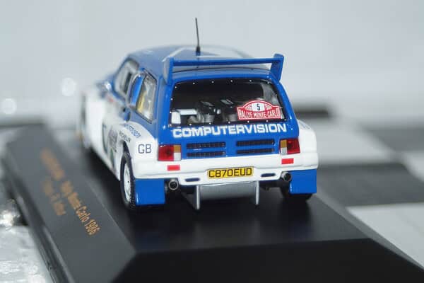 Ixo mg metro 6r4 rally monte carlo 1986 #5 t.pond 1:43 rac033
