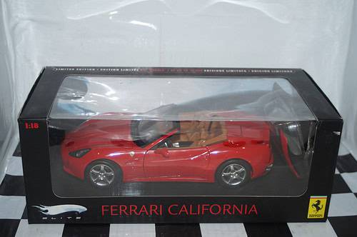 Hotwheels ferrari california red 1:18th n2043