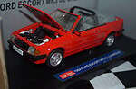 Sunstar ford escort mk3 gl 1984 cabriolet red (rhd) ref 4987r 1:18 scale
