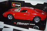 Burago ferrari 250 lemans 1965 red 1:18 scale ref 3033