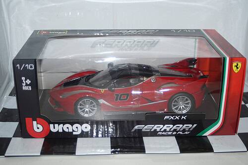 Burago ferrari fxx fk  red 1:18 scale ref 16010
