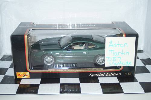 Maisto aston martin db7 vantage green 1:18 diecast 31880