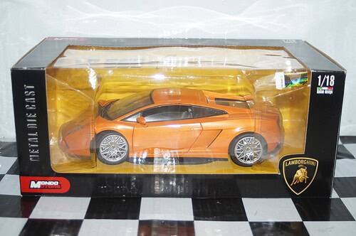 Mondo models lamborghini lp 560-4 orange 1:18 scale