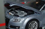Minichamps audi tt rhd 2006 silver/blue metallic 1:18 150 015020