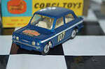 Corgi hillman imp monte carlo in blue #7 ref 328