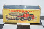 Matchbox lesney hatra tractor shovel orange ref k-3