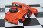 Matchbox lesney hatra tractor shovel orange ref k-3