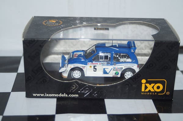 Ixo mg metro 6r4 rally monte carlo 1986 #5 t.pond 1:43 rac033