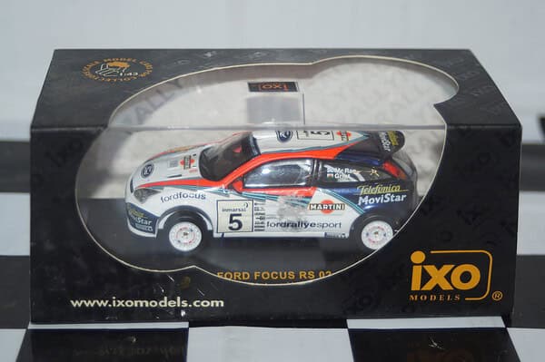 Ixo ford focus rs 02 winner safari rally 2002 mcrae #5 ram087 1/43rd