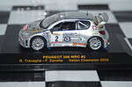 Ixo peugeot 206 wrc rally #2 italian champion 2002 travaglia 1:43 ram097