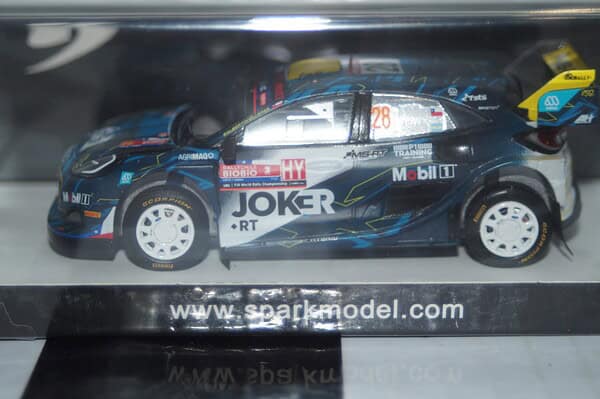 Ford puma world rally chile 2023 a.helier #28 1:43 spark resin s6734