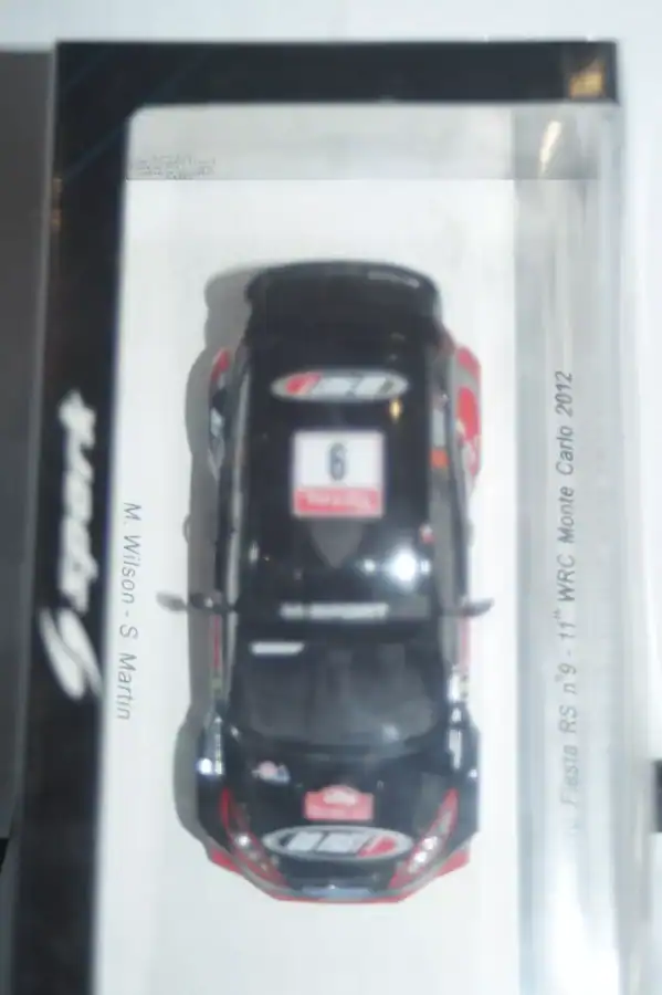 Spark ford fiesta r5 rally monte carlo 2012 #9 wilson s3344 1:43 resin