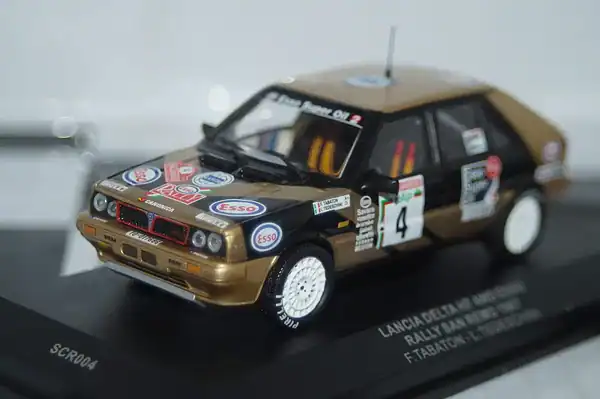 Ixo lancia delta hf esso rally san remo #4 1987 scr004 1:43