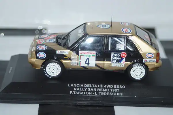Ixo lancia delta hf esso rally san remo #4 1987 scr004 1:43